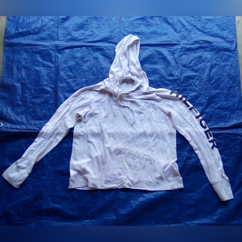 Tommy Hilfiger White Sport Hoodie